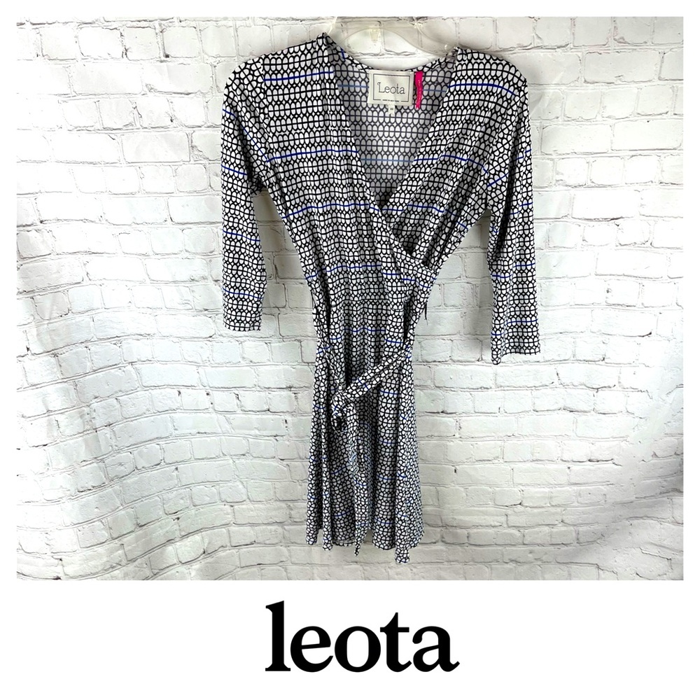 Leota Compass Rose Wrap Dress
